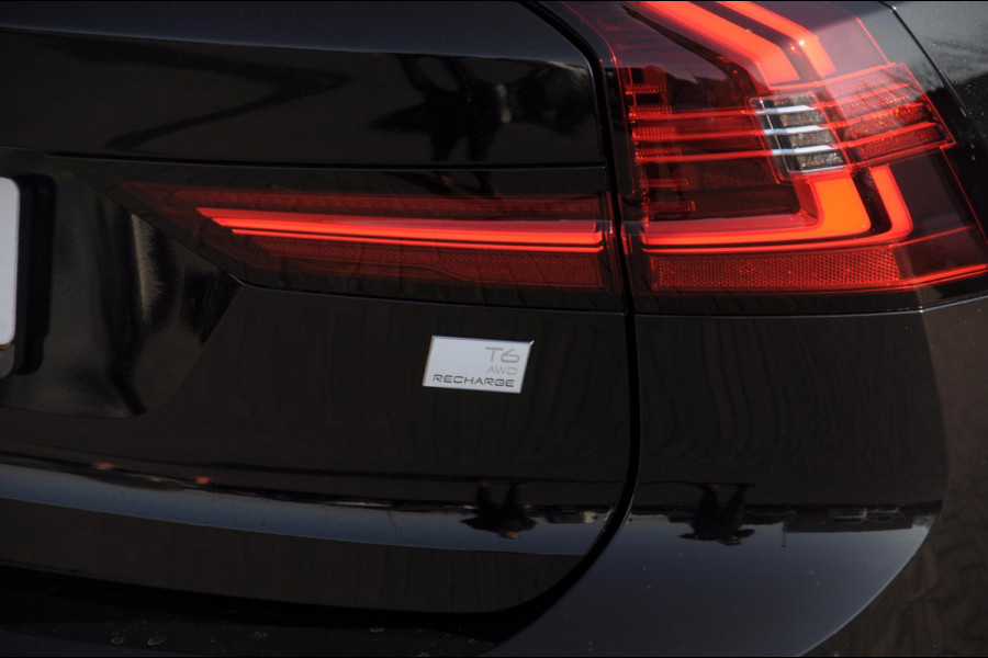 Volvo V90 T6 350PK Automaat Ultra Bright / Stoelmassage / Stoelventilatie en verwarming / Luchtvering / 360 Camera / Nappaleder / Head-up display / Apple Carplay / BLIS /