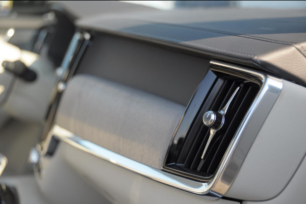 Volvo V90 T6 350PK Automaat Ultra Bright / Stoelmassage / Stoelventilatie en verwarming / Luchtvering / 360 Camera / Nappaleder / Head-up display / Apple Carplay / BLIS /