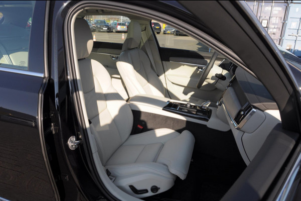Volvo V90 T6 350PK Automaat Ultra Bright / Stoelmassage / Stoelventilatie en verwarming / Luchtvering / 360 Camera / Nappaleder / Head-up display / Apple Carplay / BLIS /
