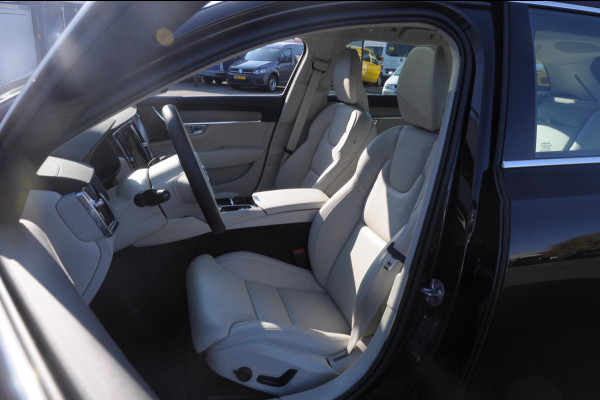 Volvo V90 T6 350PK Automaat Ultra Bright / Stoelmassage / Stoelventilatie en verwarming / Luchtvering / 360 Camera / Nappaleder / Head-up display / Apple Carplay / BLIS /