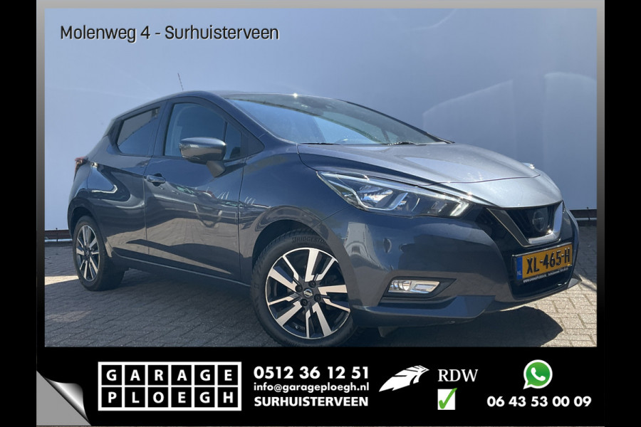Nissan Micra 0.9 IG-T N-Connecta Nav Clima Cruise Lane-Assist Zuinig NAP!