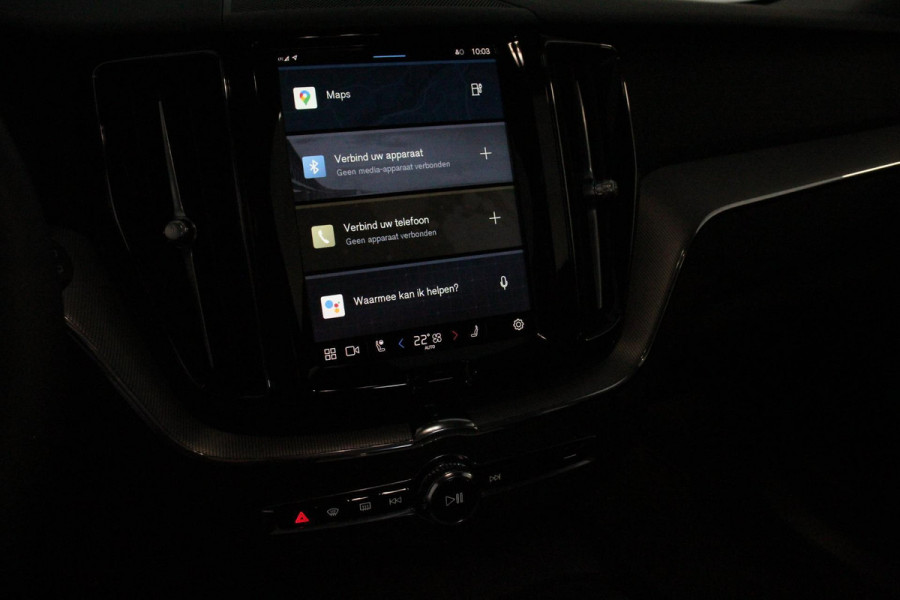 Volvo XC60 2.0 T6 398pk Plug-in hybrid AWD Plus Dark Leder Navigatie Google Harman Kardon Panorama dak Lichtmetalen Velgen 19" Dab Stoelverwarming Camera Led