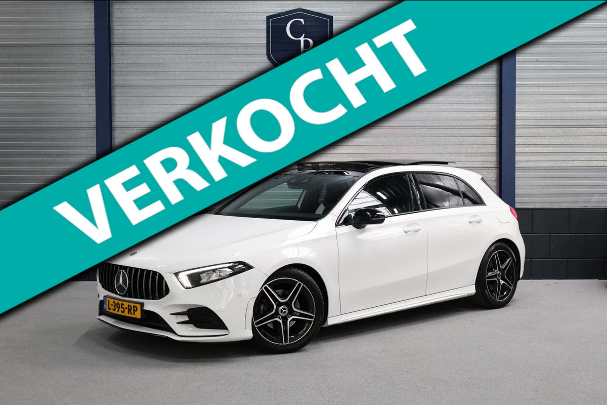 Mercedes-Benz A-Klasse 200 AMG LED/VIRTUAL/SFEER/PANO/LEDER+S.VERWARMING/LMV/PDC/ACC/ECC/12 MDN GARANTIE! Mercedes-Benz A-Klasse 200 AMG LED/VIRTUAL/SFEER/PANO/LEDER+S.VERWARMING/LMV/PDC/ACC/ECC/12 MDN GARANTIE!