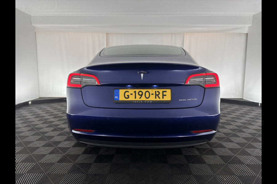 Tesla Model 3 Long Range AWD 75 kWh [ 3-Fase ] (INCL.BTW) Aut. *PANO | AUTO-PILOT | NAPPA-LEATHER | KEYLESS | FULL-LED | MEMORY-PACK | SURROUND-VIEW | DAB | CARPLAY | DIGI-COCKPIT | LANE-ASSIST | COMFORT-SEATS | 19"ALU*
