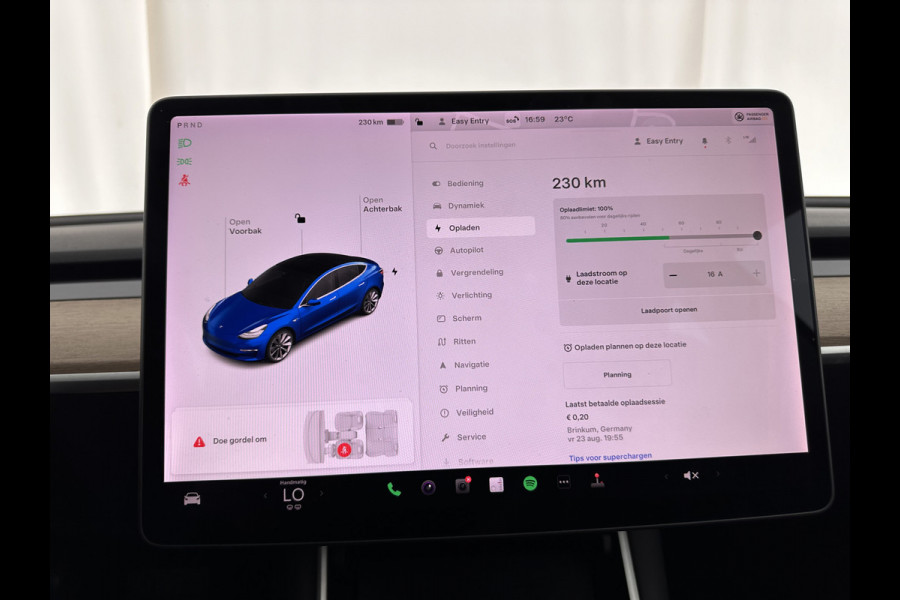 Tesla Model 3 Long Range AWD 75 kWh [ 3-Fase ] (INCL.BTW) Aut. *PANO | AUTO-PILOT | NAPPA-LEATHER | KEYLESS | FULL-LED | MEMORY-PACK | SURROUND-VIEW | DAB | CARPLAY | DIGI-COCKPIT | LANE-ASSIST | COMFORT-SEATS | 19"ALU*