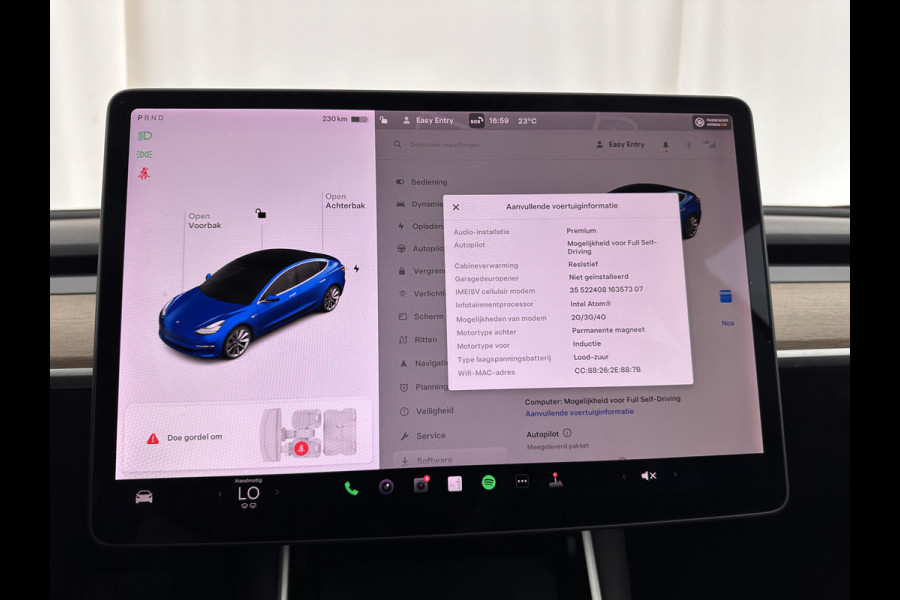 Tesla Model 3 Long Range AWD 75 kWh [ 3-Fase ] (INCL.BTW) Aut. *PANO | AUTO-PILOT | NAPPA-LEATHER | KEYLESS | FULL-LED | MEMORY-PACK | SURROUND-VIEW | DAB | CARPLAY | DIGI-COCKPIT | LANE-ASSIST | COMFORT-SEATS | 19"ALU*
