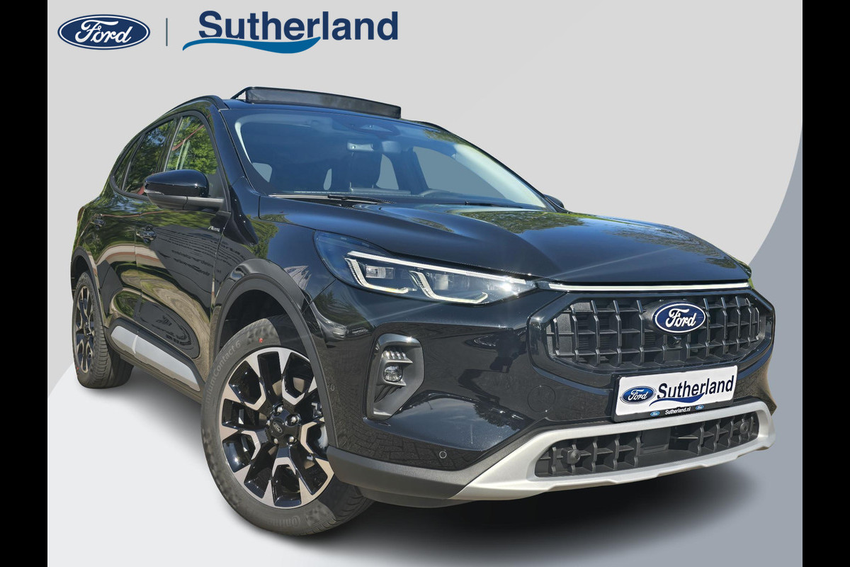 Ford Kuga 2.5 PHEV Active X | Panoramadak + Technology Pack + Winter Pack + Wegklapbare trekhaak + 19 inch lichtmetalen velgen + Reservewiel | Agate black | Prijs incl. 4.000 Ford voordeel Ford Kuga 2.5 PHEV Active X | Panoramadak + Technology Pack + Winter Pack + Wegklapbare trekhaak + 19 inch lichtmetalen velgen + Reservewiel | Agate black | Prijs incl. 4.000 Ford voordeel