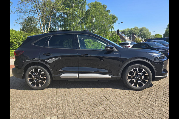 Ford Kuga 2.5 PHEV Active X | Panoramadak + Technology Pack + Winter Pack + Wegklapbare trekhaak + 19 inch lichtmetalen velgen +  Reservewiel | Agate black | Prijs incl. 4.000 Ford voordeel