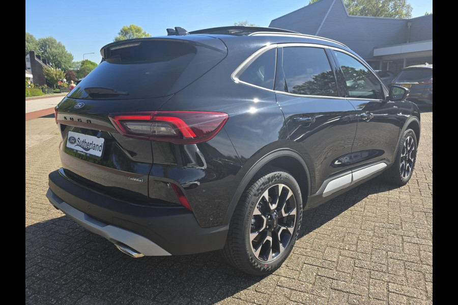 Ford Kuga 2.5 PHEV Active X | Panoramadak + Technology Pack + Winter Pack + Wegklapbare trekhaak + 19 inch lichtmetalen velgen +  Reservewiel | Agate black | Prijs incl. 4.000 Ford voordeel
