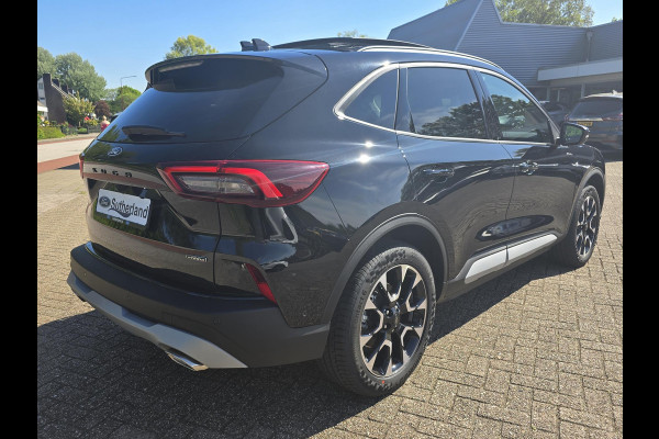 Ford Kuga 2.5 PHEV Active X | Panoramadak + Technology Pack + Winter Pack + Wegklapbare trekhaak + 19 inch lichtmetalen velgen +  Reservewiel | Agate black | Prijs incl. 4.000 Ford voordeel