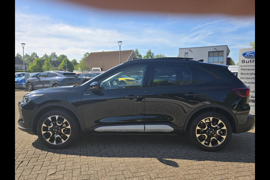 Ford Kuga 2.5 PHEV Active X | Panoramadak + Technology Pack + Winter Pack + Wegklapbare trekhaak + 19 inch lichtmetalen velgen +  Reservewiel | Agate black | Prijs incl. 4.000 Ford voordeel