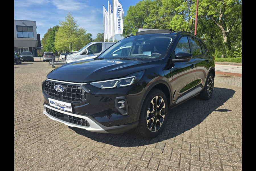 Ford Kuga 2.5 PHEV Active X | Panoramadak + Technology Pack + Winter Pack + Wegklapbare trekhaak + 19 inch lichtmetalen velgen +  Reservewiel | Agate black | Prijs incl. 4.000 Ford voordeel