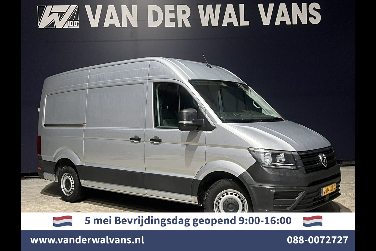 Volkswagen Crafter 2.0 TDI 141pk L3H3 L2H2 Euro6 Airco | Navigatie | Apple Carplay | Cruisecontrol Android Auto, Bijrijdersbank, 3000kg trekvermogen