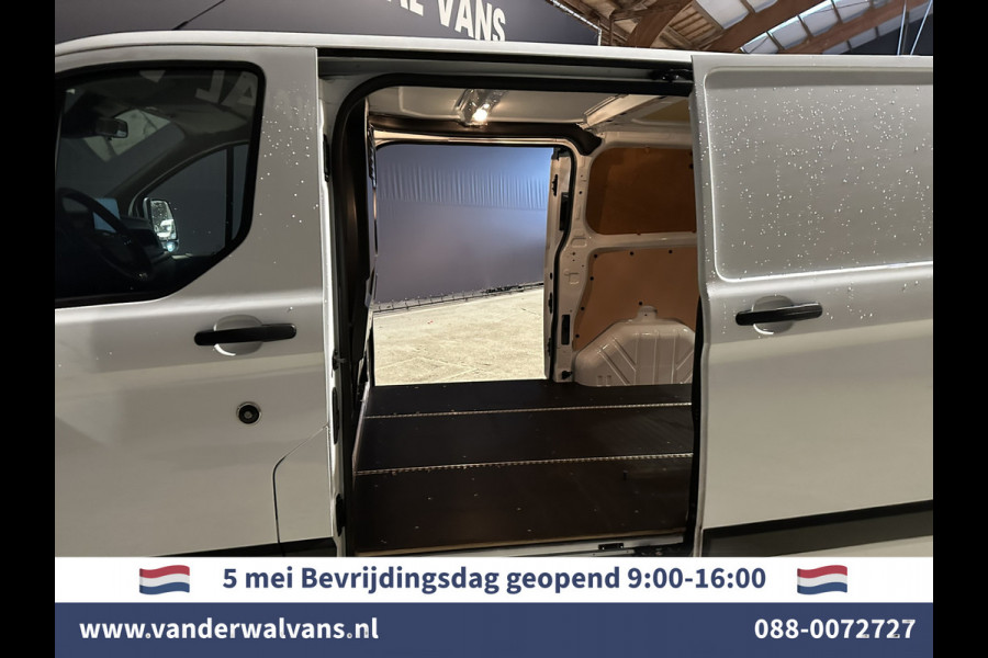 Ford Transit Custom 2.0 TDCI 130pk Automaat L1H1 Euro6 Airco | 2x zijdeur | Camera | LED | Apple Carplay Cruisecontrol, Verwarmde voorruit, Trekhaak, Parkeersensoren, Bijrijdersbank
