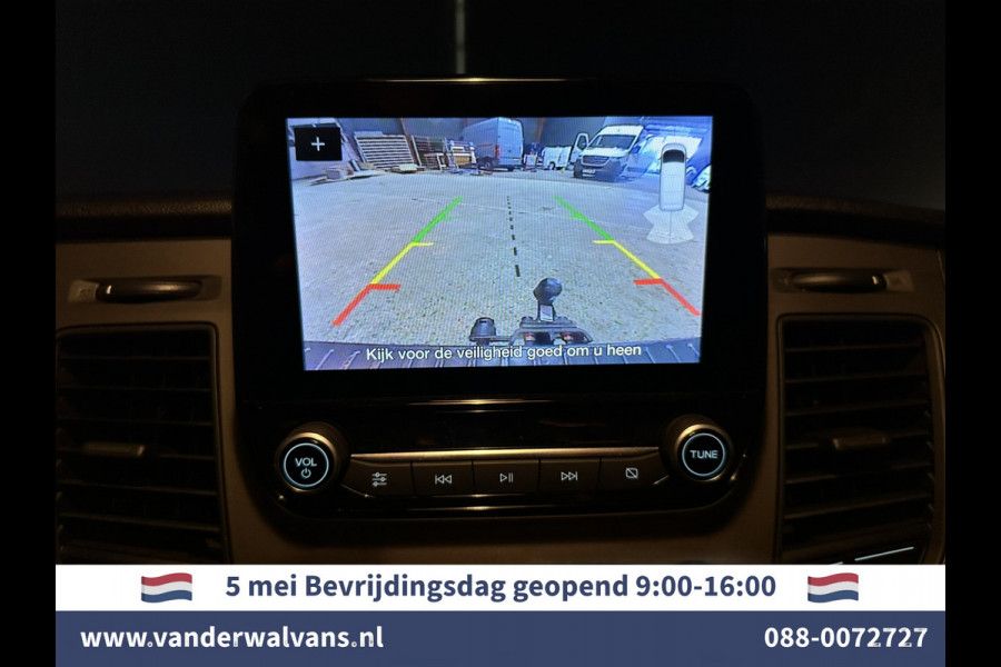 Ford Transit Custom 2.0 TDCI 130pk Automaat L1H1 Euro6 Airco | 2x zijdeur | Camera | LED | Apple Carplay Cruisecontrol, Verwarmde voorruit, Trekhaak, Parkeersensoren, Bijrijdersbank