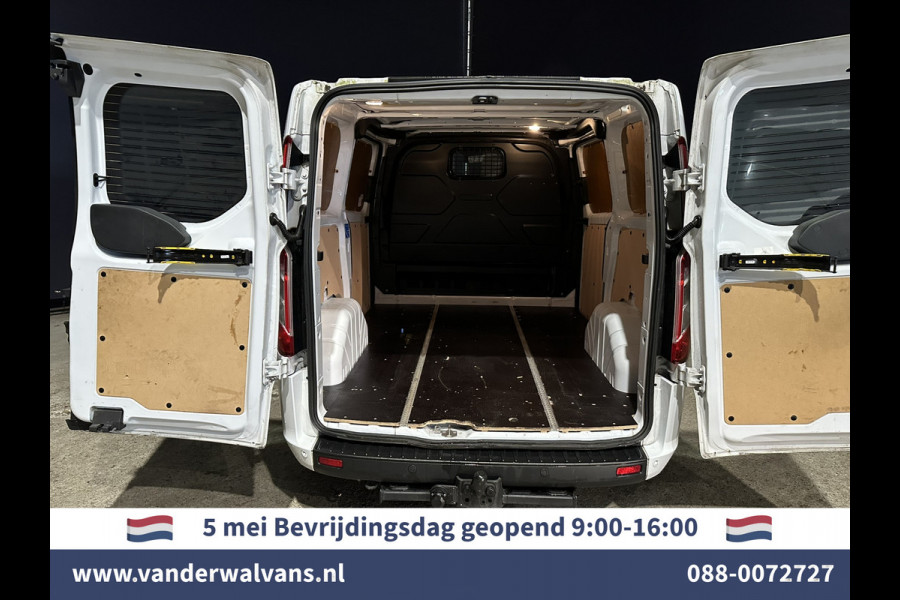 Ford Transit Custom 2.0 TDCI 130pk Automaat L1H1 Euro6 Airco | 2x zijdeur | Camera | LED | Apple Carplay Cruisecontrol, Verwarmde voorruit, Trekhaak, Parkeersensoren, Bijrijdersbank