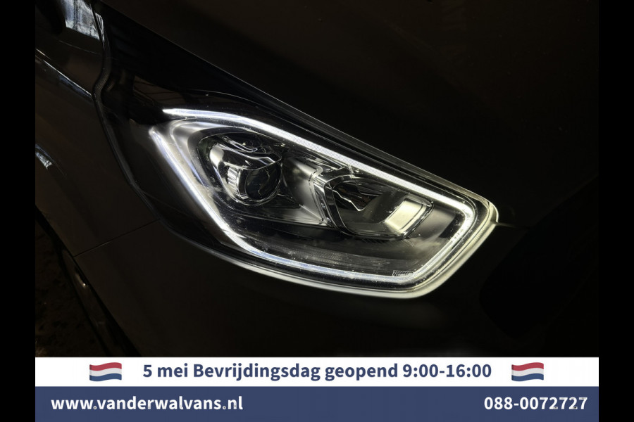 Ford Transit Custom 2.0 TDCI 130pk Automaat L1H1 Euro6 Airco | 2x zijdeur | Camera | LED | Apple Carplay Cruisecontrol, Verwarmde voorruit, Trekhaak, Parkeersensoren, Bijrijdersbank