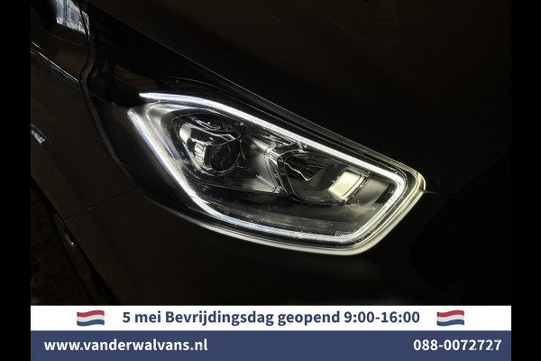 Ford Transit Custom 2.0 TDCI 130pk Automaat L1H1 Euro6 Airco | 2x zijdeur | Camera | LED | Apple Carplay Cruisecontrol, Verwarmde voorruit, Trekhaak, Parkeersensoren, Bijrijdersbank