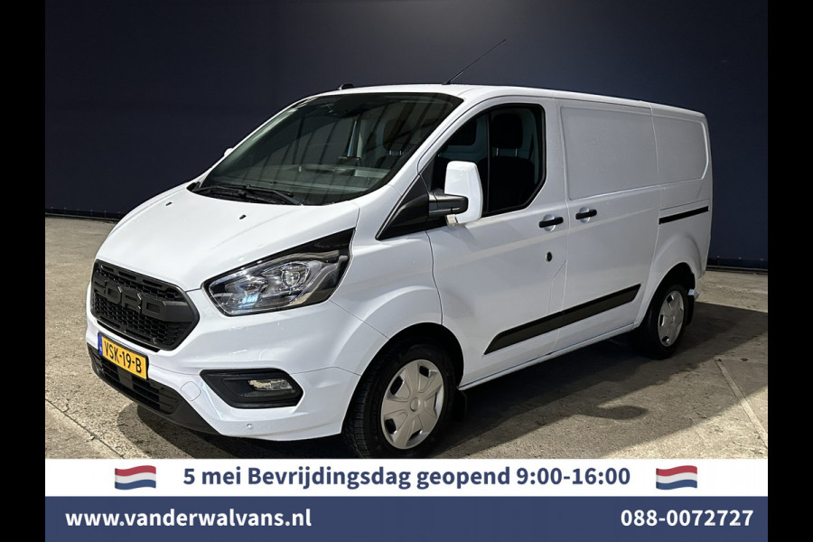 Ford Transit Custom 2.0 TDCI 130pk Automaat L1H1 Euro6 Airco | 2x zijdeur | Camera | LED | Apple Carplay Cruisecontrol, Verwarmde voorruit, Trekhaak, Parkeersensoren, Bijrijdersbank