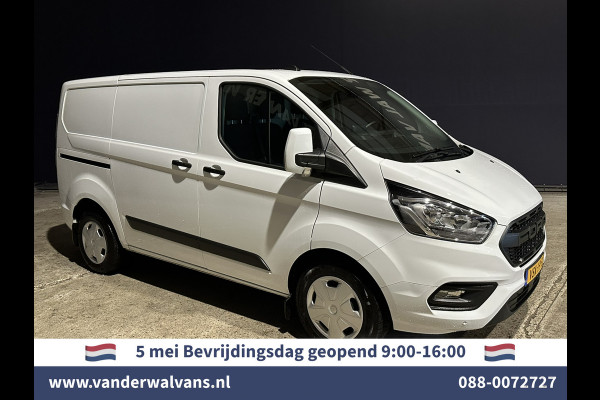 Ford Transit Custom 2.0 TDCI 130pk Automaat L1H1 Euro6 Airco | 2x zijdeur | Camera | LED | Apple Carplay Cruisecontrol, Verwarmde voorruit, Trekhaak, Parkeersensoren, Bijrijdersbank