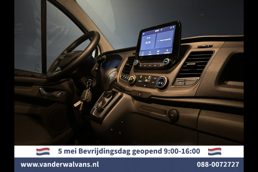 Ford Transit Custom 2.0 TDCI 130pk Automaat L1H1 Euro6 Airco | 2x zijdeur | Camera | LED | Apple Carplay Cruisecontrol, Verwarmde voorruit, Trekhaak, Parkeersensoren, Bijrijdersbank