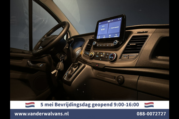 Ford Transit Custom 2.0 TDCI 130pk Automaat L1H1 Euro6 Airco | 2x zijdeur | Camera | LED | Apple Carplay Cruisecontrol, Verwarmde voorruit, Trekhaak, Parkeersensoren, Bijrijdersbank