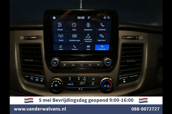 Ford Transit Custom 2.0 TDCI 130pk Automaat L1H1 Euro6 Airco | 2x zijdeur | Camera | LED | Apple Carplay Cruisecontrol, Verwarmde voorruit, Trekhaak, Parkeersensoren, Bijrijdersbank