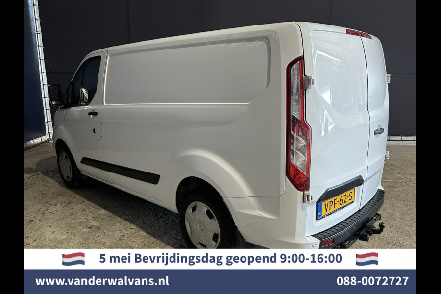 Ford Transit Custom 2.0 TDCI 130pk Automaat L1H1 Euro6 Airco | Apple Carplay | Camera | Cruisecontrol | Trekhaak parkeersensoren, verwarmde voorruit