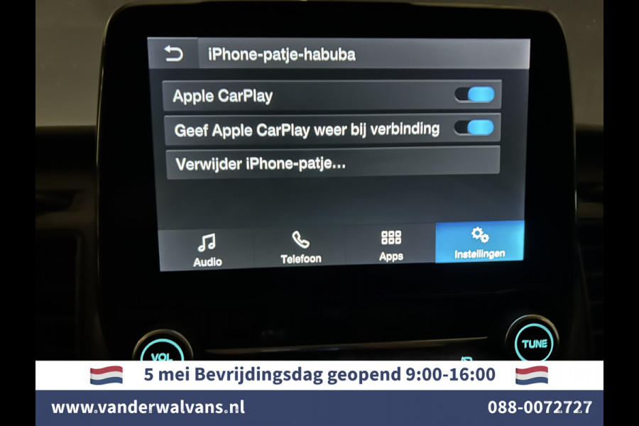 Ford Transit Custom 2.0 TDCI 130pk Automaat L1H1 Euro6 Airco | Apple Carplay | Camera | Cruisecontrol | Trekhaak parkeersensoren, verwarmde voorruit