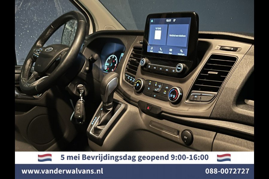 Ford Transit Custom 2.0 TDCI 130pk Automaat L1H1 Euro6 Airco | Apple Carplay | Camera | Cruisecontrol | Trekhaak parkeersensoren, verwarmde voorruit