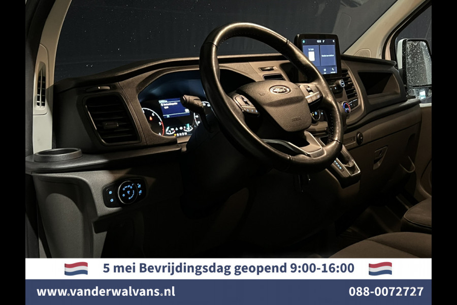 Ford Transit Custom 2.0 TDCI 130pk Automaat L1H1 Euro6 Airco | Apple Carplay | Camera | Cruisecontrol | Trekhaak parkeersensoren, verwarmde voorruit