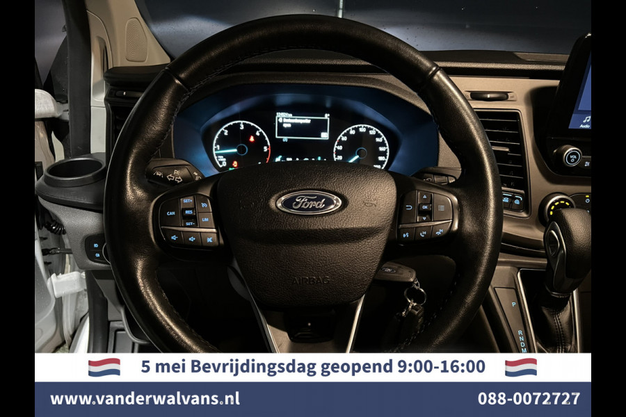 Ford Transit Custom 2.0 TDCI 130pk Automaat L1H1 Euro6 Airco | Apple Carplay | Camera | Cruisecontrol | Trekhaak parkeersensoren, verwarmde voorruit