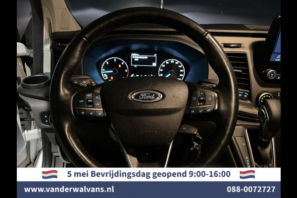 Ford Transit Custom 2.0 TDCI 130pk Automaat L1H1 Euro6 Airco | Apple Carplay | Camera | Cruisecontrol | Trekhaak parkeersensoren, verwarmde voorruit
