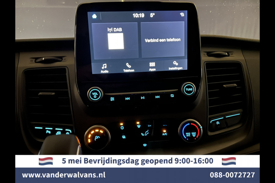 Ford Transit Custom 2.0 TDCI 130pk Automaat L1H1 Euro6 Airco | Apple Carplay | Camera | Cruisecontrol | Trekhaak parkeersensoren, verwarmde voorruit