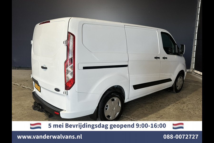 Ford Transit Custom 2.0 TDCI 130pk Automaat L1H1 Euro6 Airco | Apple Carplay | Camera | Cruisecontrol | Trekhaak parkeersensoren, verwarmde voorruit