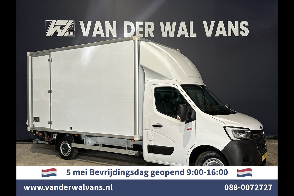 Renault Master 2.3 dCi 146pk 2500kg Trekhaak Bakwagen 232cm Hoog Laadklep Zijdeur Euro6 Airco | LAT OM LAT Cruisecontrol, Bijrijdersbank, LED, 860kg laadvermogen Renault Master 2.3 dCi 146pk 2500kg Trekhaak Bakwagen 232cm Hoog Laadklep Zijdeur Euro6 Airco | LAT OM LAT Cruisecontrol, Bijrijdersbank, LED, 860kg laadvermogen