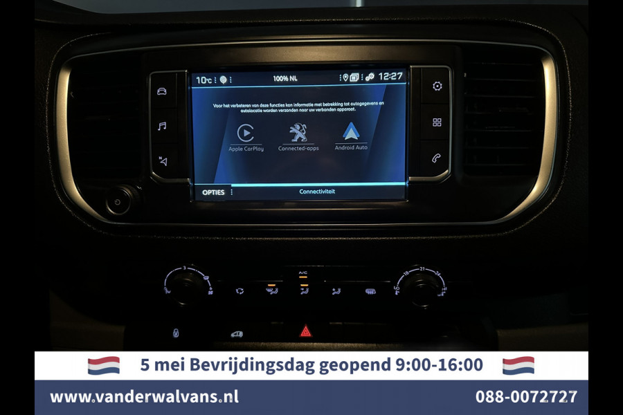 Peugeot Expert 2.0 BlueHDI 123pk L3H1 Euro6 Airco | Navigatie | Apple Carplay | Android Auto | Cruisecontrol Parkeersensoren, Dakdragers, Bijrijdersbank, 2500kg trekvermogen