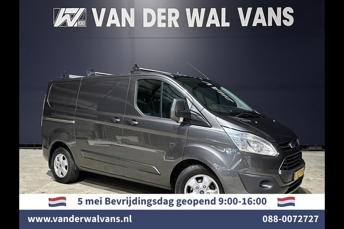 Ford Transit Custom 2.0TDCI 130pk Automaat L1H1 Euro6 Airco | 2x zijdeur | Trekhaak | LM velgen Cruisecontrol, Parkeersensoren, Dakdragers, Verwarmde voorruit, Bijrijdersbank Ford Transit Custom 2.0TDCI 130pk Automaat L1H1 Euro6 Airco | 2x zijdeur | Trekhaak | LM velgen Cruisecontrol, Parkeersensoren, Dakdragers, Verwarmde voorruit, Bijrijdersbank