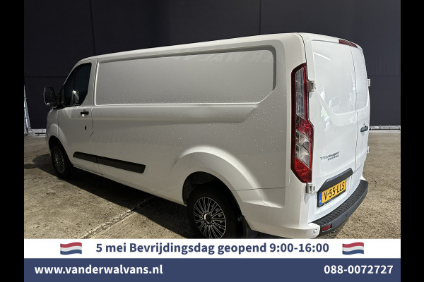 Ford Transit Custom 2.0 TDCI 131pk L2H1 Euro6 Airco | LED | Cruisecontrol | Verwarmde voorruit | Parkeersensoren Bijrijdersbank, 2800kg trekvermogen