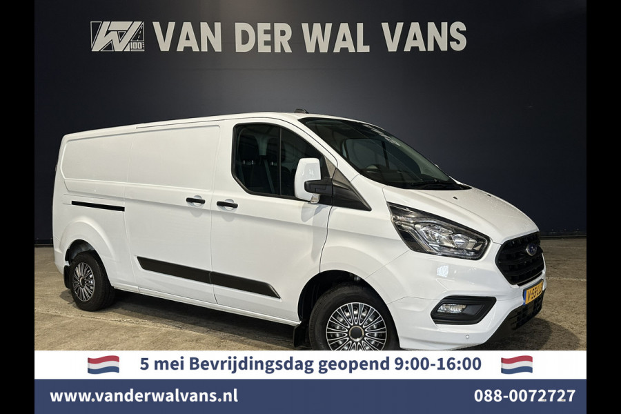 Ford Transit Custom 2.0 TDCI 131pk L2H1 Euro6 Airco | LED | Cruisecontrol | Verwarmde voorruit | Parkeersensoren Bijrijdersbank, 2800kg trekvermogen