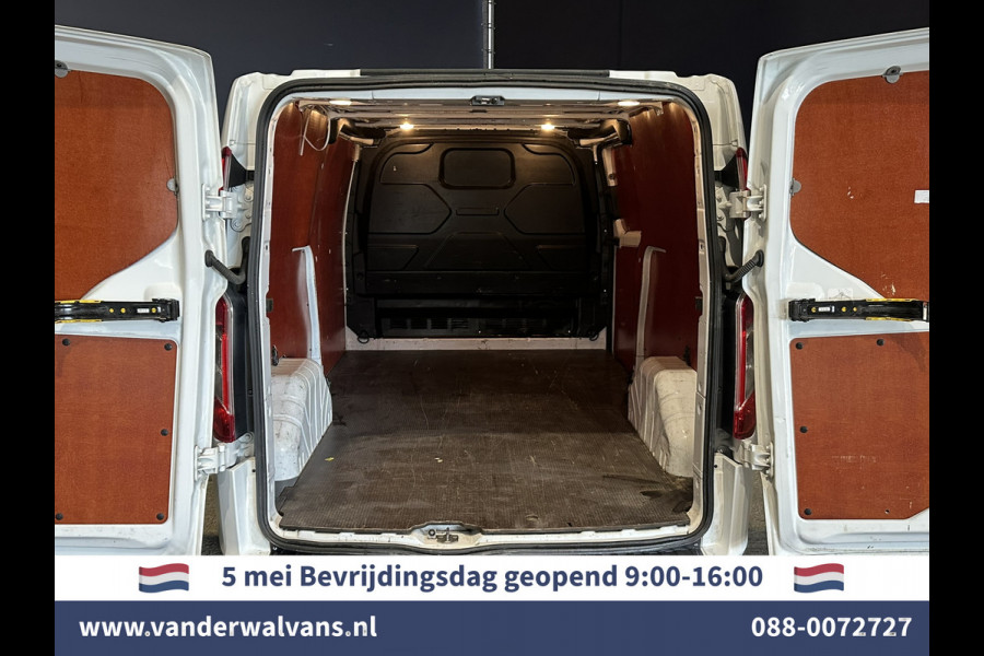 Ford Transit Custom 2.0 TDCI 131pk L2H1 Euro6 Airco | LED | Cruisecontrol | Verwarmde voorruit | Parkeersensoren Bijrijdersbank, 2800kg trekvermogen