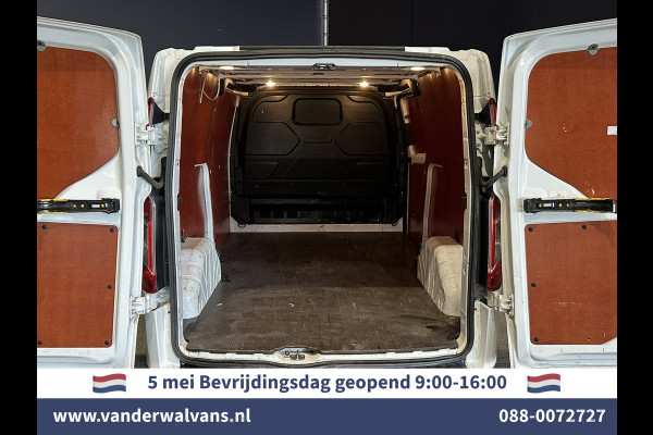 Ford Transit Custom 2.0 TDCI 131pk L2H1 Euro6 Airco | LED | Cruisecontrol | Verwarmde voorruit | Parkeersensoren Bijrijdersbank, 2800kg trekvermogen