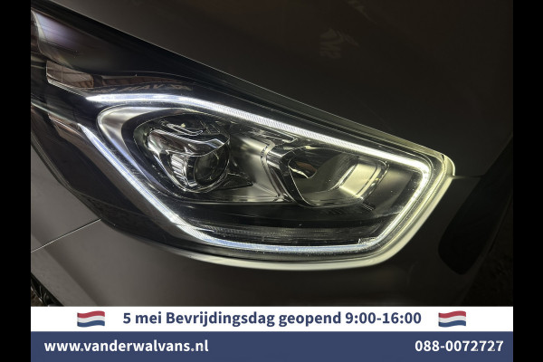Ford Transit Custom 2.0 TDCI 131pk L2H1 Euro6 Airco | LED | Cruisecontrol | Verwarmde voorruit | Parkeersensoren Bijrijdersbank, 2800kg trekvermogen