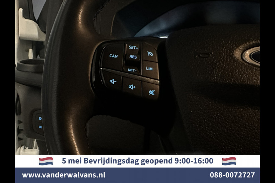 Ford Transit Custom 2.0 TDCI 131pk L2H1 Euro6 Airco | LED | Cruisecontrol | Verwarmde voorruit | Parkeersensoren Bijrijdersbank, 2800kg trekvermogen