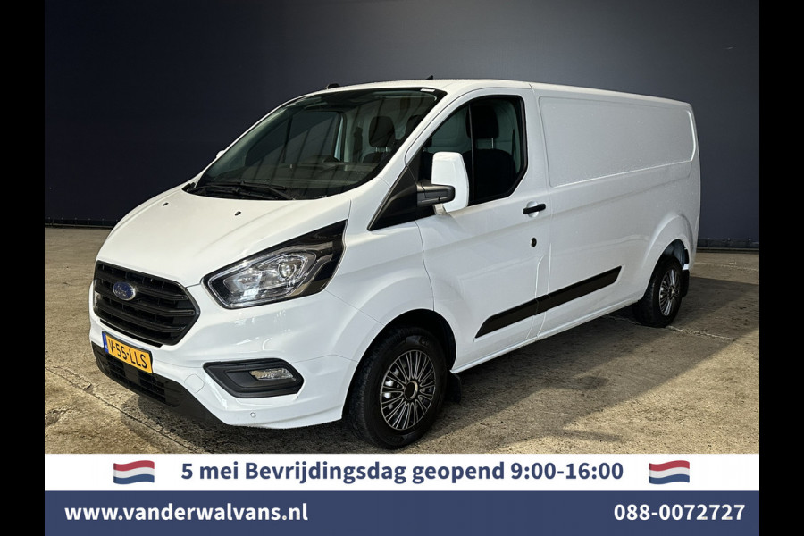 Ford Transit Custom 2.0 TDCI 131pk L2H1 Euro6 Airco | LED | Cruisecontrol | Verwarmde voorruit | Parkeersensoren Bijrijdersbank, 2800kg trekvermogen