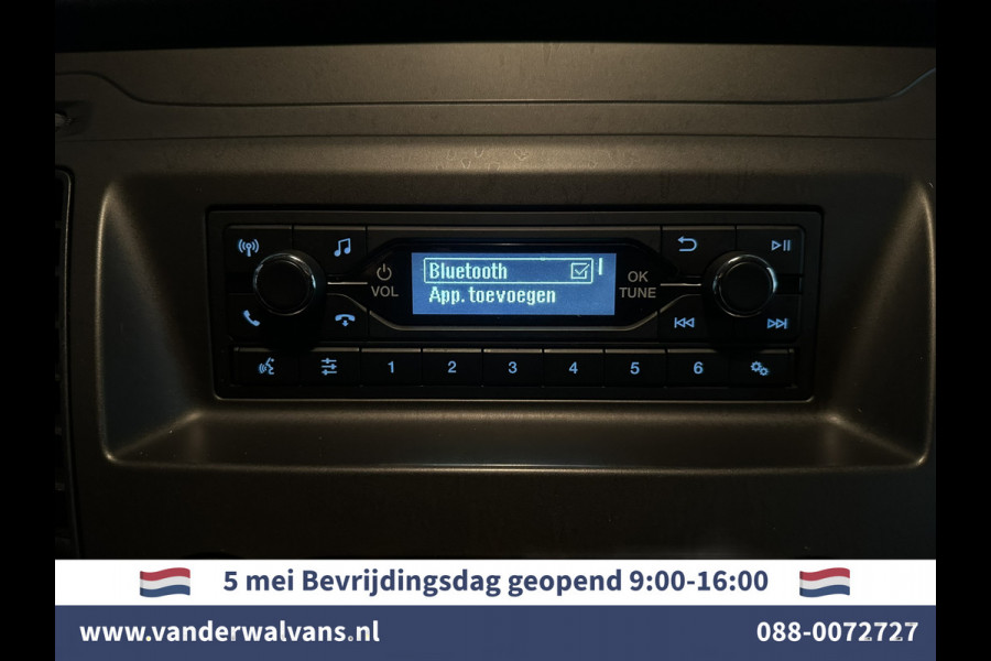 Ford Transit Custom 2.0 TDCI 131pk L2H1 Euro6 Airco | LED | Cruisecontrol | Verwarmde voorruit | Parkeersensoren Bijrijdersbank, 2800kg trekvermogen