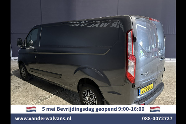 Ford Transit Custom 2.0 TDCI 131pk L2H1 Euro6 Airco | LED | Apple Carplay | Android Auto | Cruisecontrol Parkeersensoren, Verwarmde voorruit, Bijrijdersbank, 2800kg trekvermogen