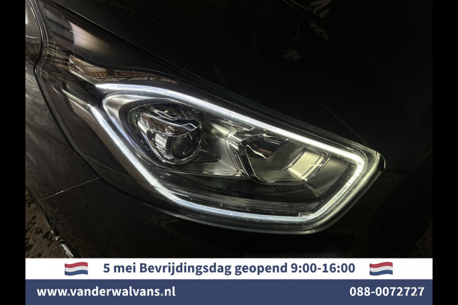 Ford Transit Custom 2.0 TDCI 131pk L2H1 Euro6 Airco | LED | Apple Carplay | Android Auto | Cruisecontrol Parkeersensoren, Verwarmde voorruit, Bijrijdersbank, 2800kg trekvermogen