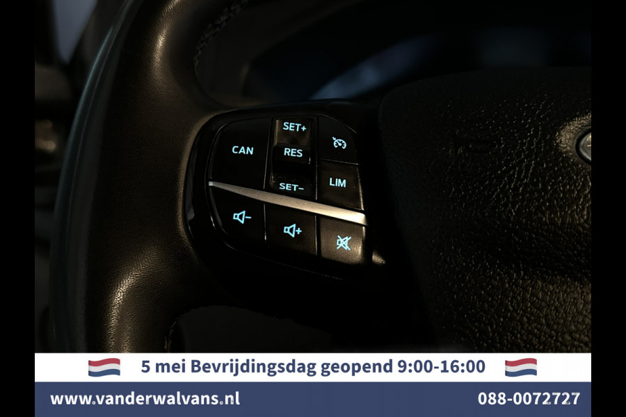 Ford Transit Custom 2.0 TDCI 131pk L2H1 Euro6 Airco | LED | Apple Carplay | Android Auto | Cruisecontrol Parkeersensoren, Verwarmde voorruit, Bijrijdersbank, 2800kg trekvermogen