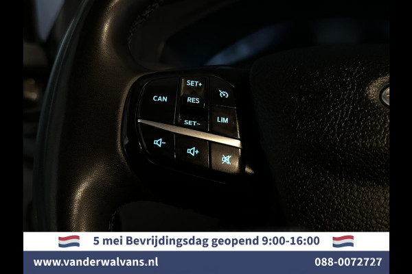 Ford Transit Custom 2.0 TDCI 131pk L2H1 Euro6 Airco | LED | Apple Carplay | Android Auto | Cruisecontrol Parkeersensoren, Verwarmde voorruit, Bijrijdersbank, 2800kg trekvermogen